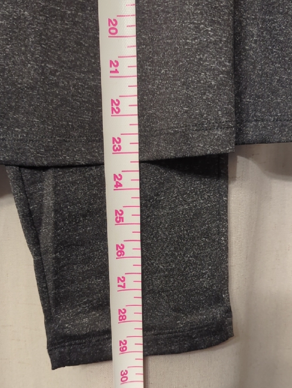 Women's Heathered Gray Skirt with Attached Leggings - Picture 6 of 7